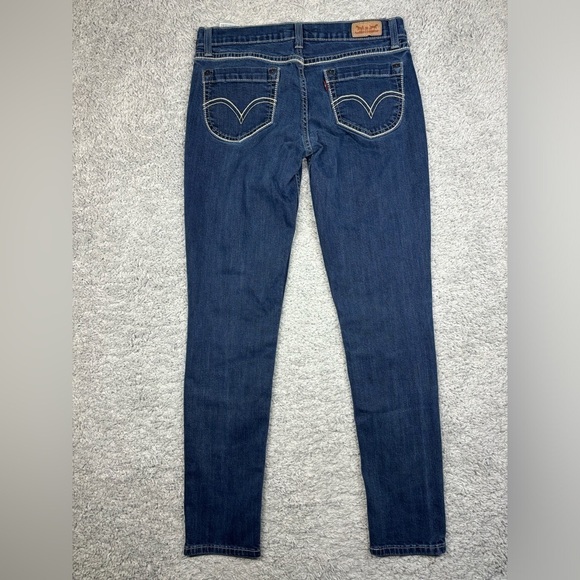 Levi's Jeans Womens 11 524 Too Superlow Regular Wash Classic Skinny Basic Casual - Picture 5 of 5
